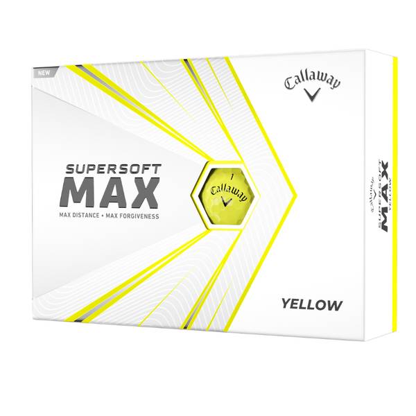 Callaway Super Soft MAX Yellow Golf Balls